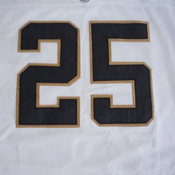 Vintage Y2K Reebok Nfl Reggie Bush #25 New Orleans Saints White Jersey Size 48 - Picture 6 of 11